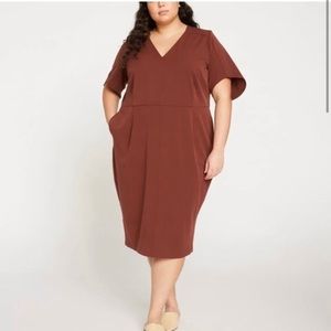 Universal Standard - Mora Twill Dress - NWT - Mocha